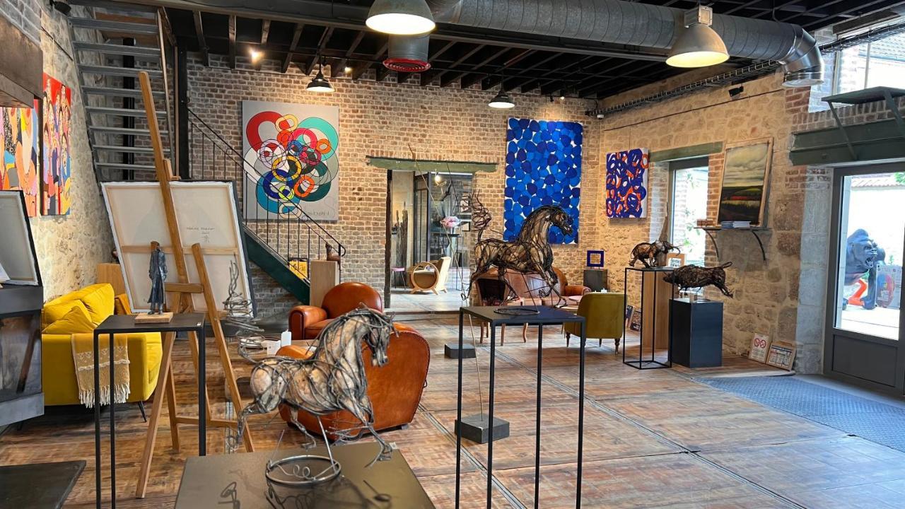 L'Artelier Dans Ma Cour Panzió Hermonville Kültér fotó